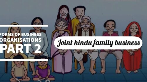 #8, Joint Hindu family business | Forms of business organization | business studies | class 11 |