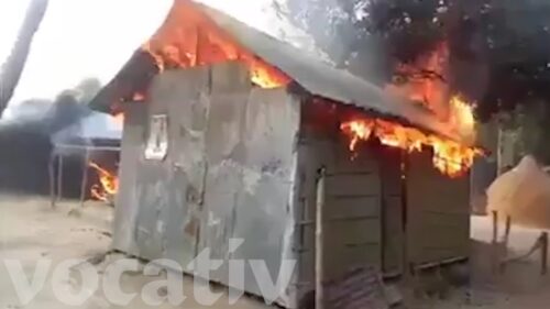 A Mob Of Bangladeshi Muslims Burned Down 30 Homes Of Hindu Villagers