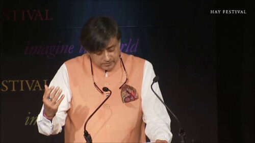 Dr. Shashi Tharoor on  Hinduism’s origins and its philosophical concepts