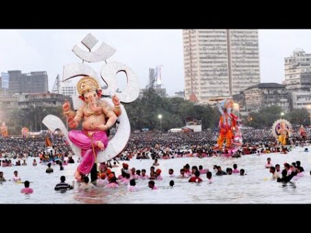 Ganesh chaturthi 2019 :-  visarjan pooja | Mumbai Ganpati visarjan | Ganpati bappa | Heart s Love