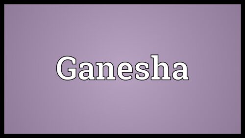 Ganesha Meaning
