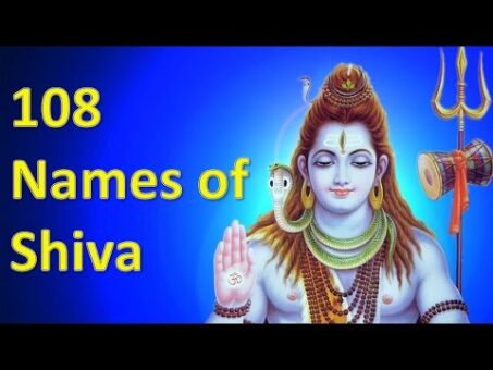 Names of Lord Shiva |  शिवजी के 108 नाम ।
