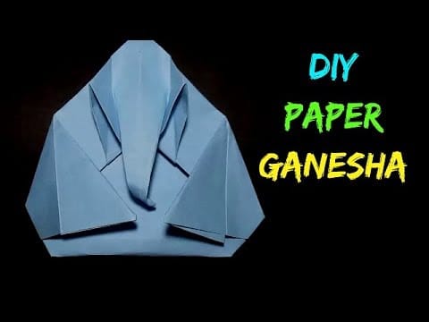 Paper Ganesha - Origami Paper Ganesa Hindu God Ganesh