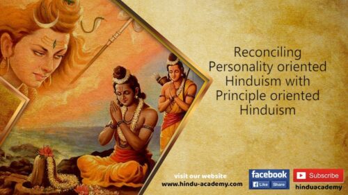 Reconciling Persona oriented Hinduism with Precept oriented Hinduism 1