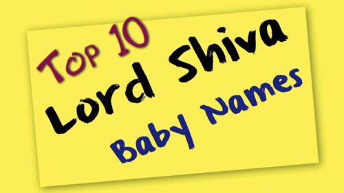 Top 10 Latest God Shiva Baby Names 2019 - 2020