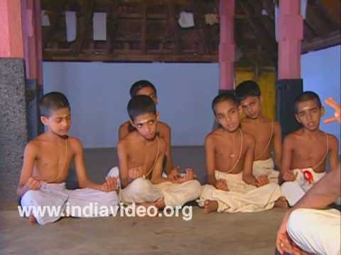 Veda, Vedic teaching, Hindu scriptures, learning, Thrissur, Kerala, India