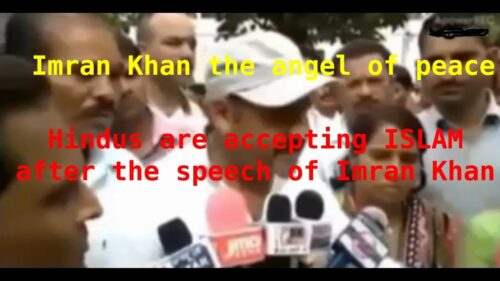 What Imran Khan did, hindus r accepting islam