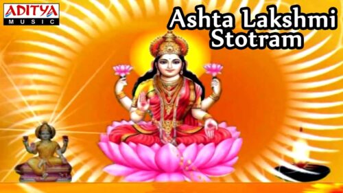 Ashta Lakshmi Stotram ||  by Nityasantoshini With English Lyrics II Sumanasavandita ||