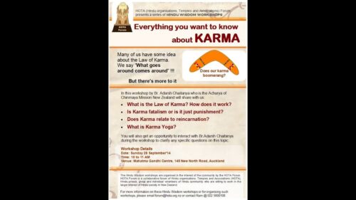 Everything you want to know about KARMA - Hindu Wisdom Workshop