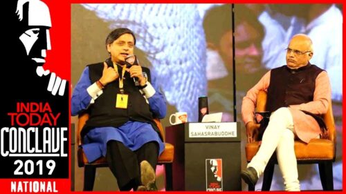 Exclusive : Shashi Tharoor Vs Vinay Sahasrabuddhe On Hinduism & Hindutva | India Today Conclave 2019