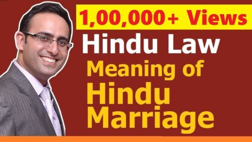 FAMILY LAW - HINDU LAW #1 || Hindu Marriage (Part-1) || Meaning & Definition of Hindu Marriage