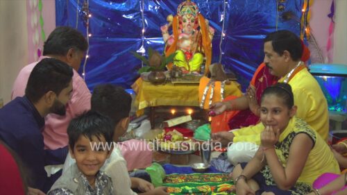 Ganesh Puja - prayers to the Hindu elephant god, Ganesh Utsav 2019