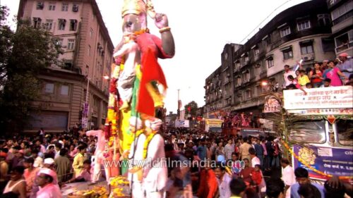 Hindu festival celebrated in honour of elephant-headed god, Ganesha