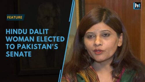 Historic first as Hindu woman is elected to Pakistan's senate