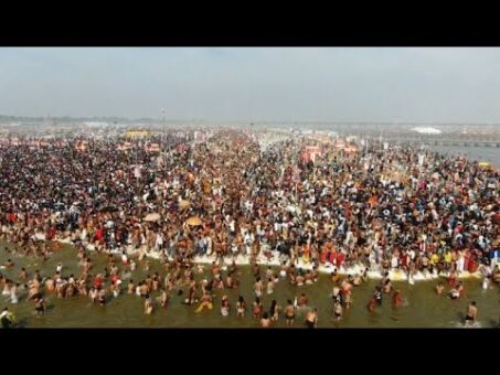 India: drone images of spectacular Hindu festival
