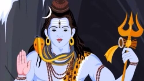 Lord Krishna Saves Lord Shiva