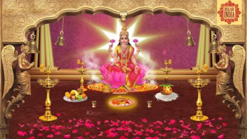 OM Jai Laxmi Mata - Aarti - Diwali Lakshmi Pooja Songs With Lyrics By sadhana sargam