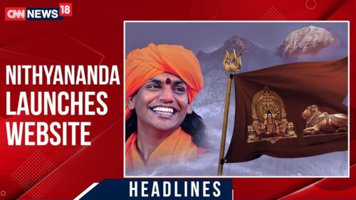 Self-Styled Godman Nithyananda Launches Website To Promote His New 'Nation' | CNN-News18