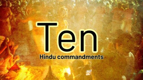 Ten Hindu commandments