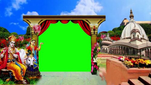Wedding Green background screen Hindu effect HD video