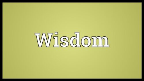 Wisdom Meaning