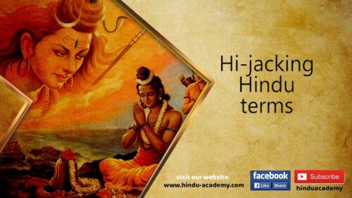 Hi jacking Hindu terms