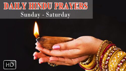 Hindu Daily Morning Prayers - Deities & Rituals Of Seven Days Of Week