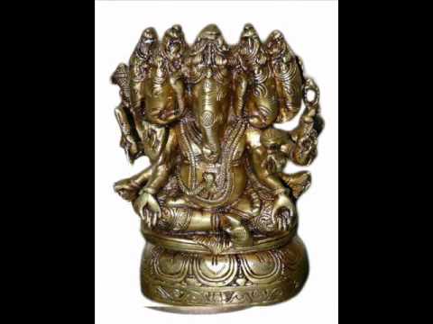 Hindu God Ganesha Brass Statue