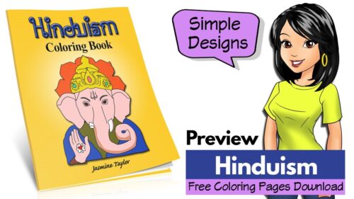 Hinduism Hindu faith religion symbols coloring book REVIEW, FREE download pages sheets [2019]
