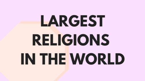 LARGEST RELIGIONS IN THE WORLD BY  LEARNING  A TO Z