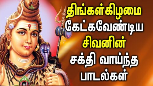 SHIVA BLESSES ALL YOUR POSSESSIONS | Lord Shivan Tamil Padalgal | Best Tamil Devotional Songs