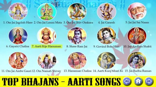 Top Bhajans - Aarti Songs - Om Jai Jagdish Hare - Om Jai Laxmi Mata - Aarti Kije Hanuman Lala Ki