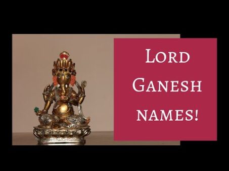 Unique Lord Ganesh names for baby boys!