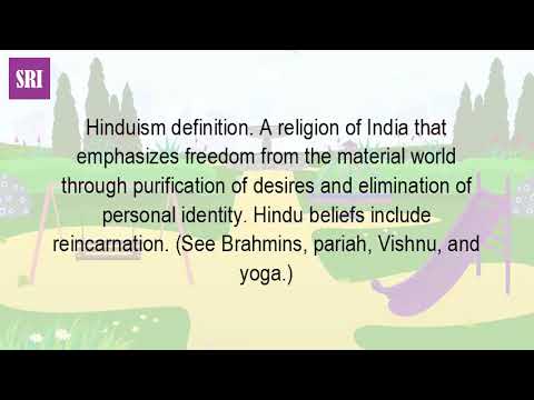 What Is The Definition Of Hinduism?