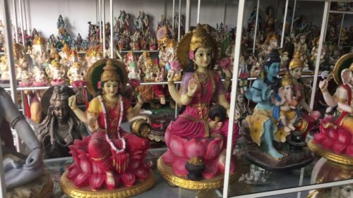 Willken Hindu God statues showroom