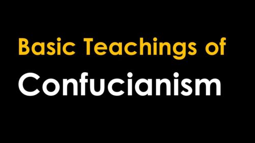 Basic Teachings of Confucianism