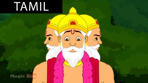 Brahma - Krishna vs Demons In Tamil - Animated / Cartoon Stories For Kids
