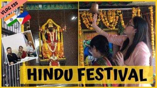 CELEBRATING HINDU FESTIVAL IN INDIA II Filipino Indian Family Vlog # 135