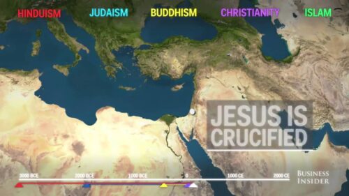 First religious in the world is Hinduism: Animated map shows how religion spread around the world