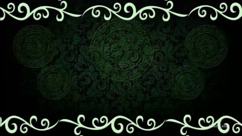 Hindu Religious Green Motion Graphic Video Background VFX [Animation] HD 1080