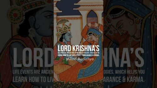 Lord #Krishna’s  life events are ancient times divine Hindu mythologies, which helps you learn how t