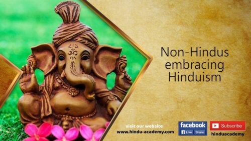 Non Hindus embracing Hinduism