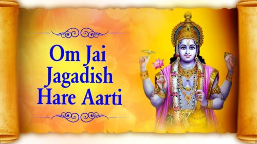 Om Jai Jagdish Hare Aarti (Full Song) With Lyrics | Shri Vishnu Aarti