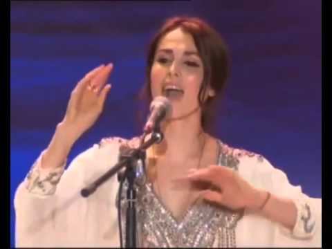 Russian singer singing and chanting Vedic