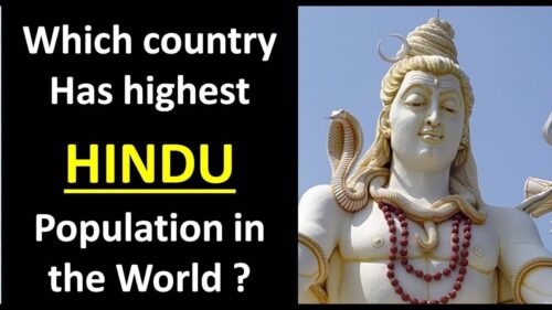 TOP 10 HINDU Largest Country   in the World in Population wise