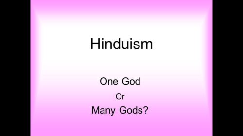 Why Does Hinduism have Many Gods ?