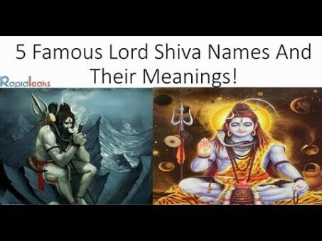 5 Famous Lord Shiva Names And Their Meanings | RapidLeaks
