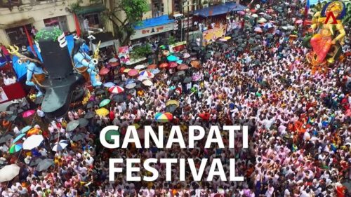 Ganapati Festival/Ganesh Chaturthi in Mumbai | Aerial India | CNA Insider
