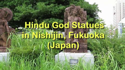 Hindu God Statues in Japan (Nishijin, Fukuoka)