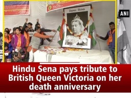 Hindu Sena pays tribute to British Queen Victoria on her death anniversary